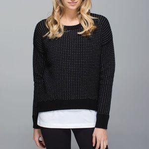 New Lululemon Yogi Crew Merino Wool Sweater Side Zip Women’s size 6